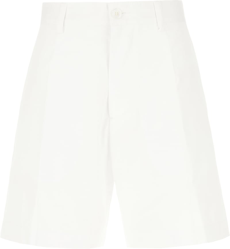 Dsquared2 White wool blend bermuda shorts