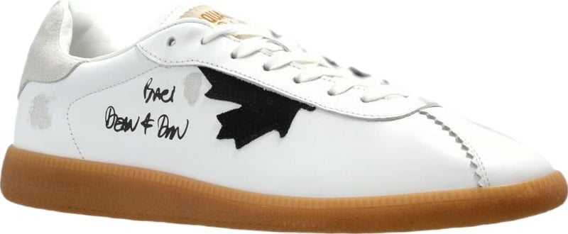 Sneakers Bianco+Nero+Bianco