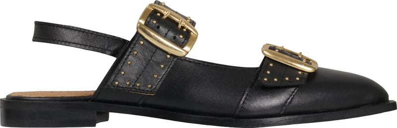 DWRS label Port Isabel black slingbacks