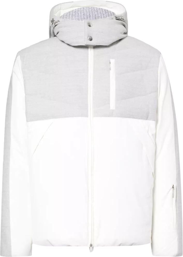 Eleventy Ski Snow Hooded Men's Jacket White Grey