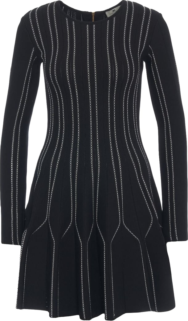 Minidress with seam details