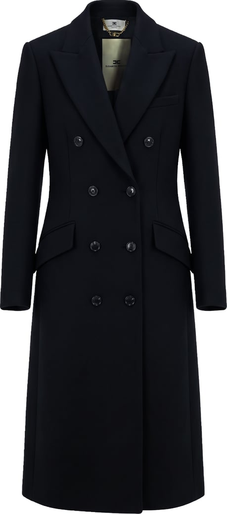 Long double-breasted coat
