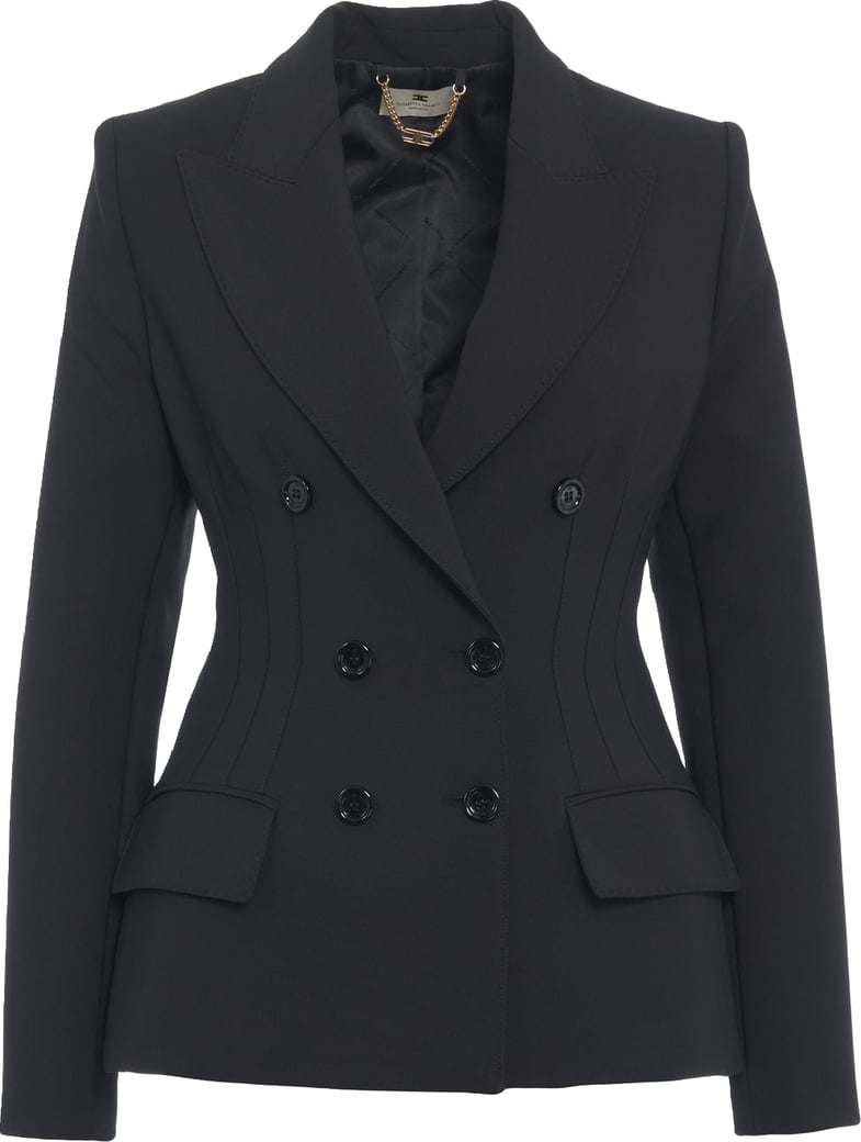 Blazer with flap pockets