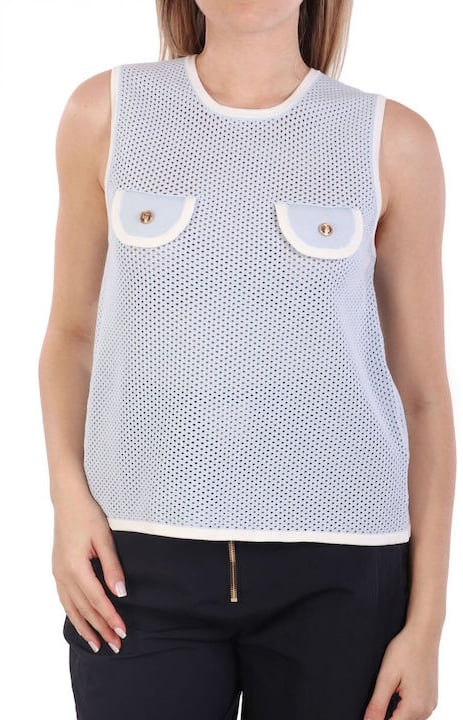 Top licht blauw