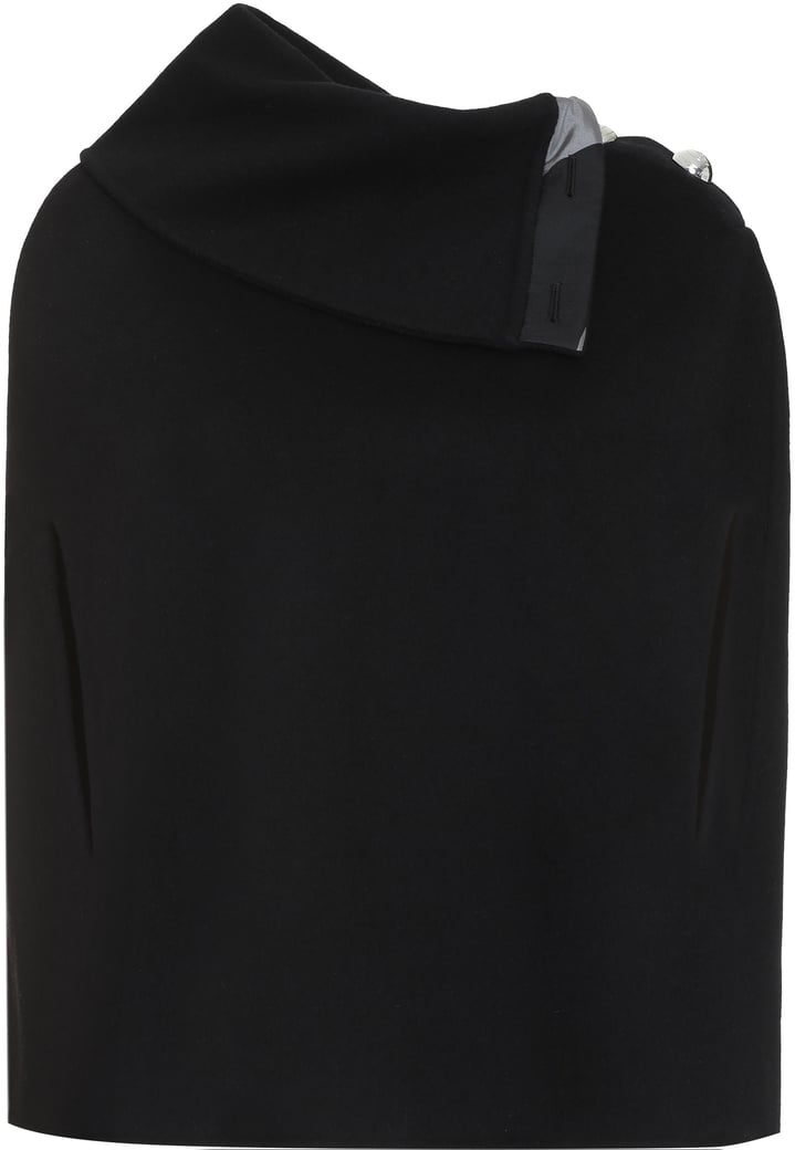 Virgin wool cape