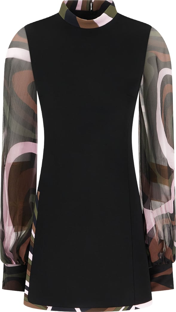 Emilio Pucci Black viscose blend dress