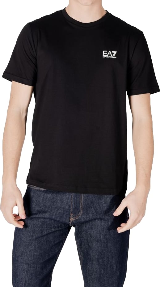 EA7 Emporio Armani Bicolor Cotton T-Shirt