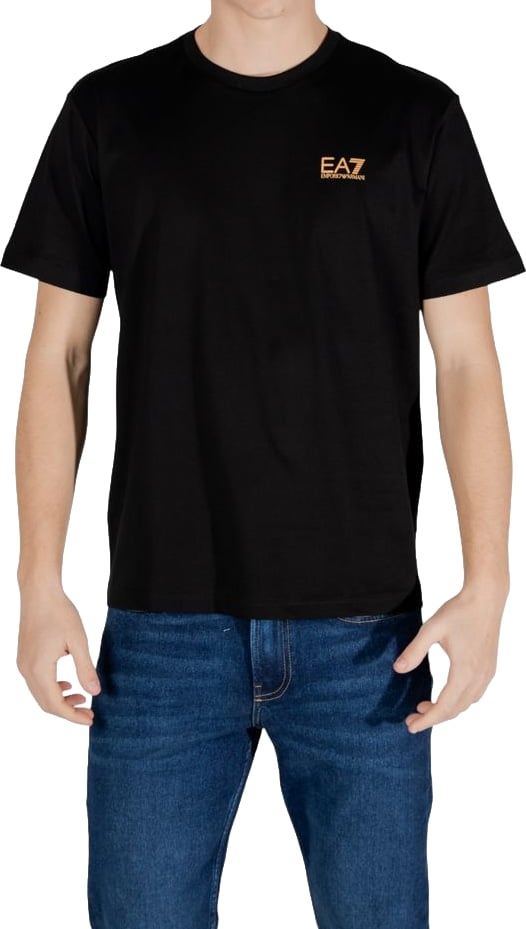 EA7 Emporio Armani Bicolor Cotton T-Shirt