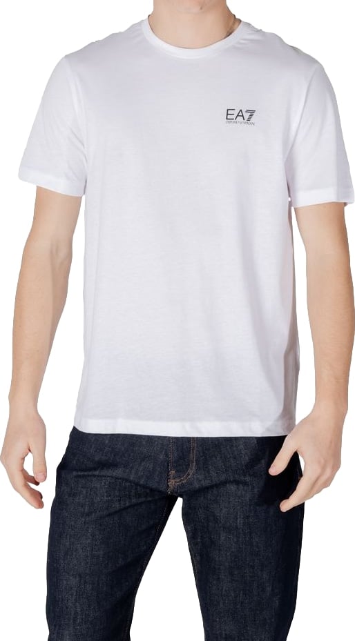EA7 Emporio Armani Black And White Cotton Sportswear