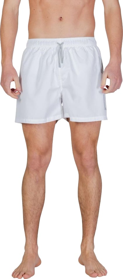 EA7 Emporio Armani Bicolor Polyester Swim Shorts