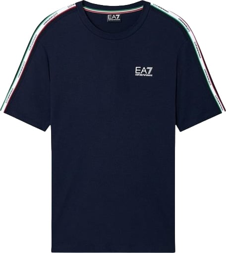 EA7 Emporio Armani Blue Cotton Sportswear