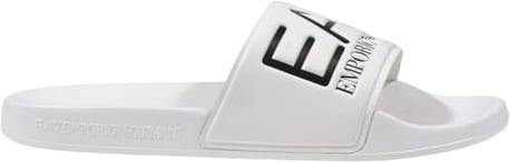 EA7 Emporio Armani White Pvc Slippers