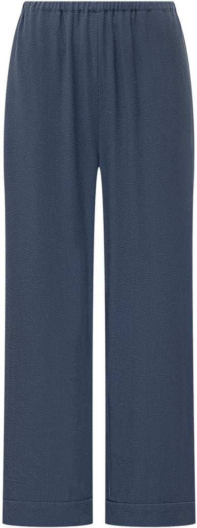 Pantaloni con Vita Elastica e Gamba Dritta