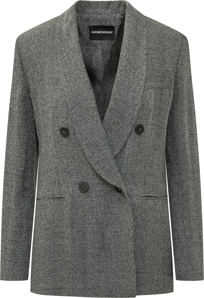 Blazer Doppiopetto con Rever a Scialle