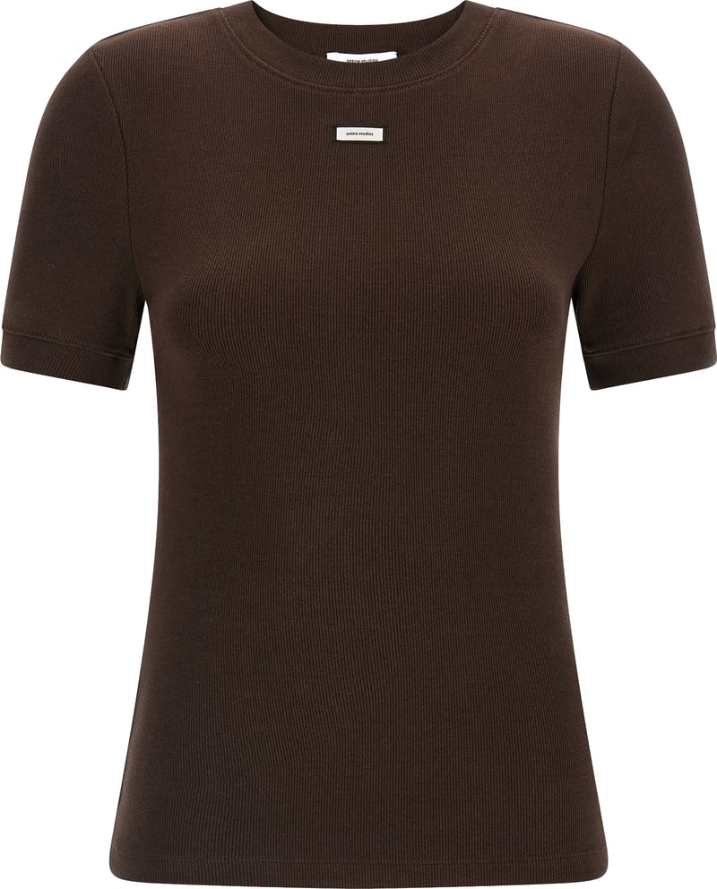 Entire Studios Brown Cotton T-Shirt