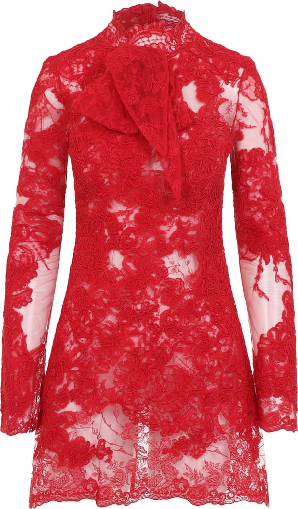 Ermanno Scervino Lace Mini Dress
