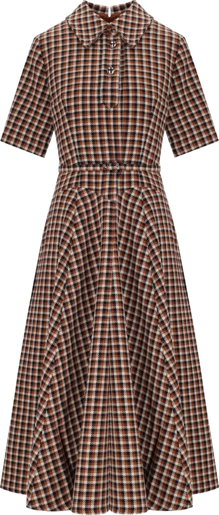 KIN BROWN DRESS ESSENTIEL ANTWERP