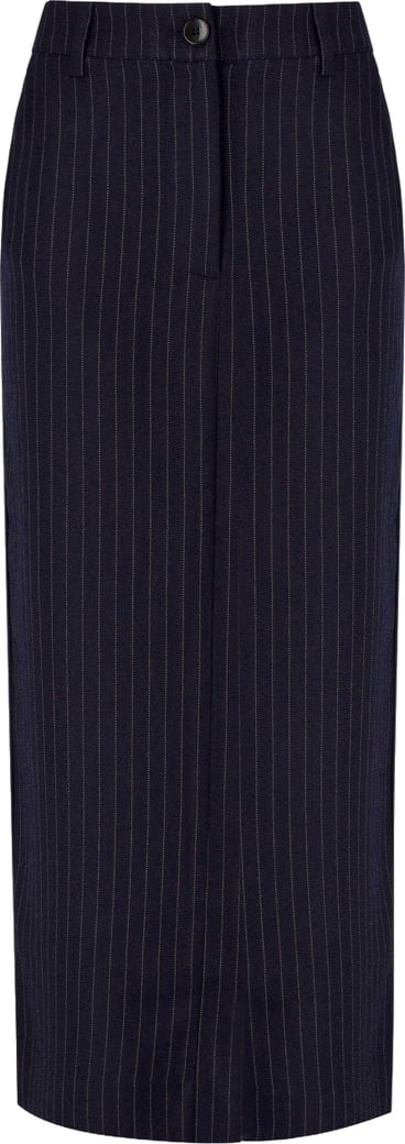 ESSENTIEL ANTWERP GLOSSARY NAVY BLUE MIDI SKIRT