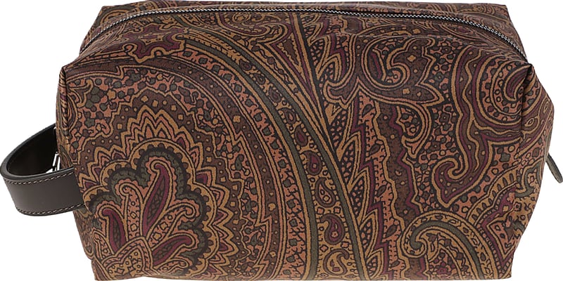 Medium Pouch Print Arnica Brown