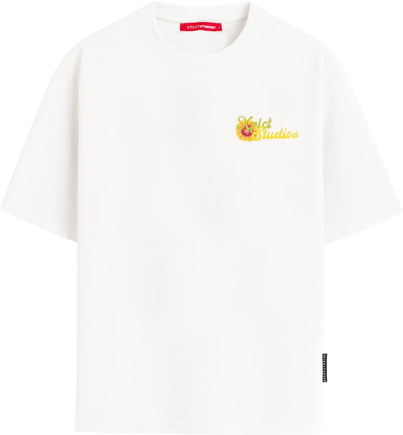 Xplct Flowers tee XPL-2604-02 Off White