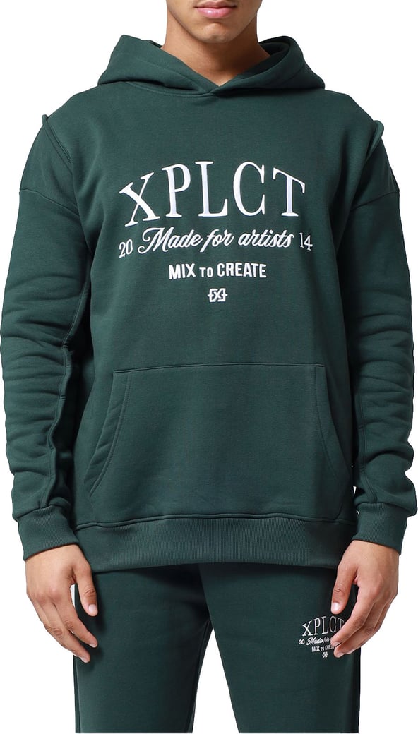 Xplct Carbon Hoodie XPL-2408-04 green