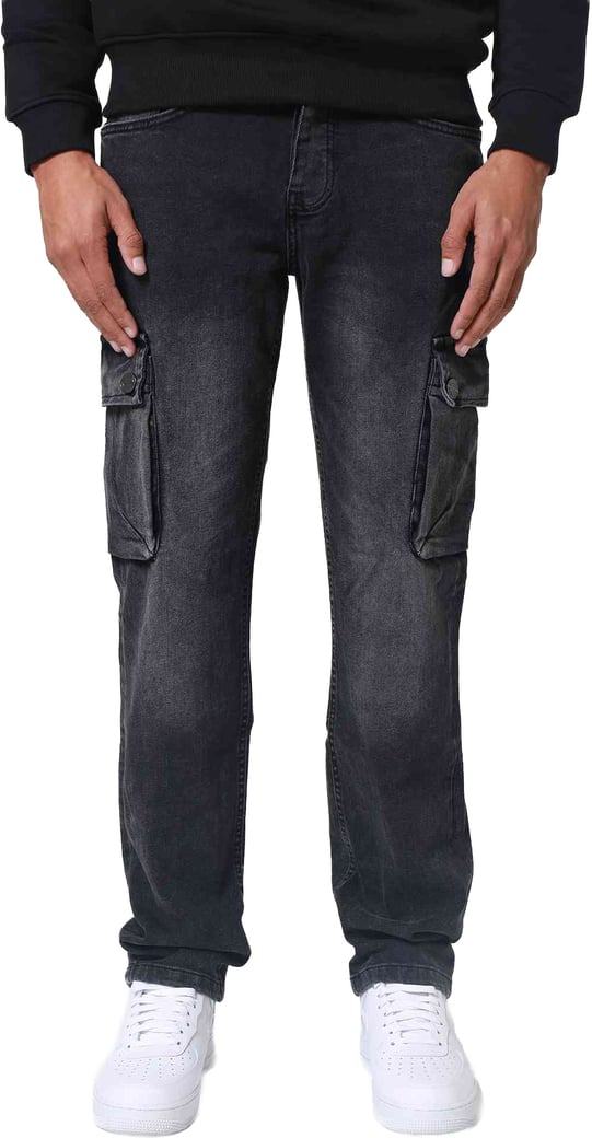 Xplct Cargo Jeans XPL-2409-14 Dark Grey