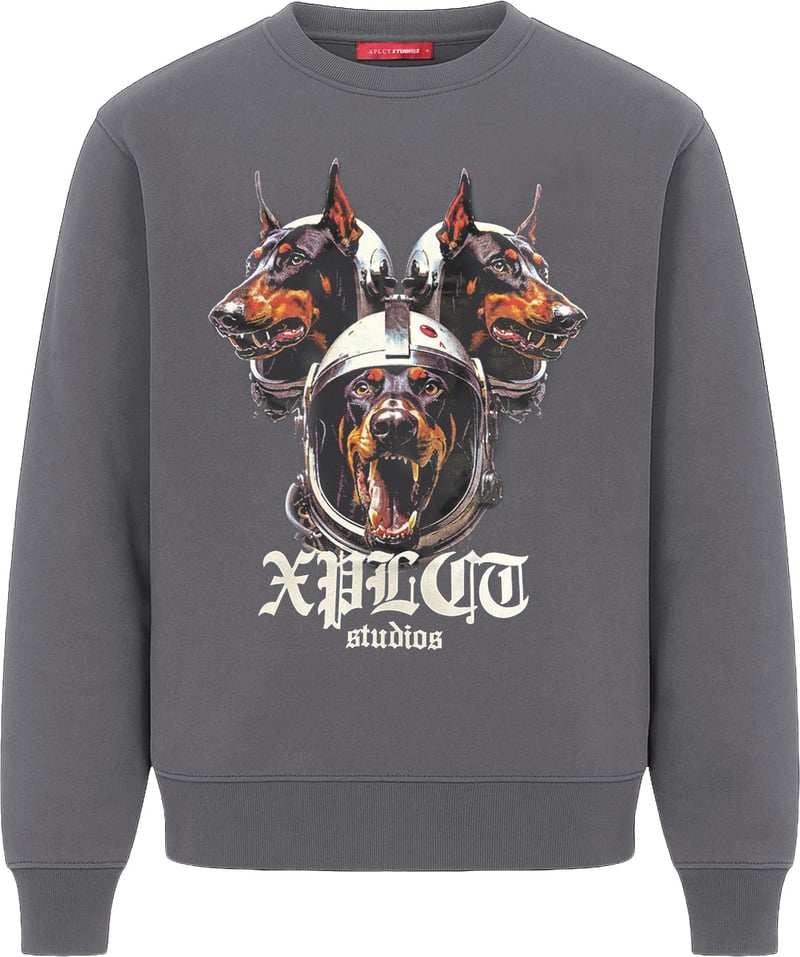 Xplct Dobberman Crewneck XPL-2508-07 grey