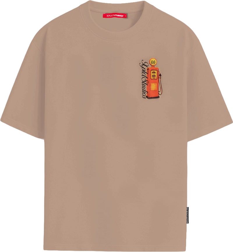 Xplct Monaco tee XPL-2604-01 Taupe