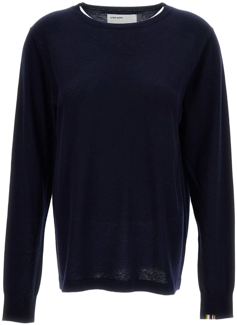 Blue Navy N.415 Selfie Sweater
