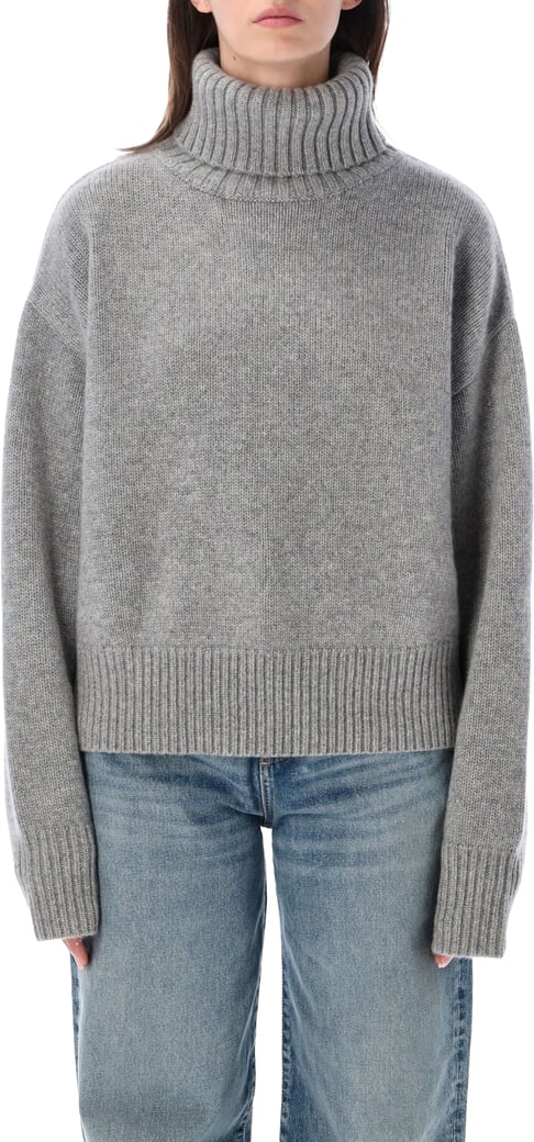 Crop Xtra High Neck Grigio