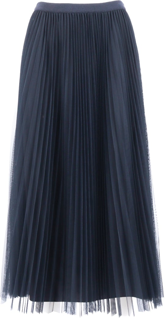 Acero Wide Pleated Tulle Skirt