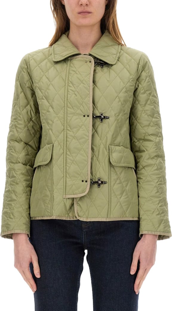 3-Hook Nylon Quilted Jacket