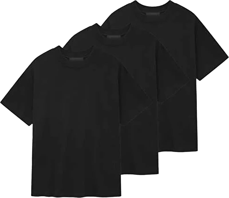 Fear of God Essentials Tee (3 Pack) 'Zwart'