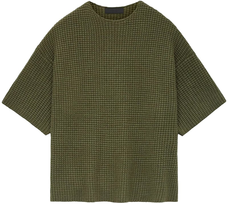Fear of God Essentials Heavy Waffle Short Sleeve 'Military'
