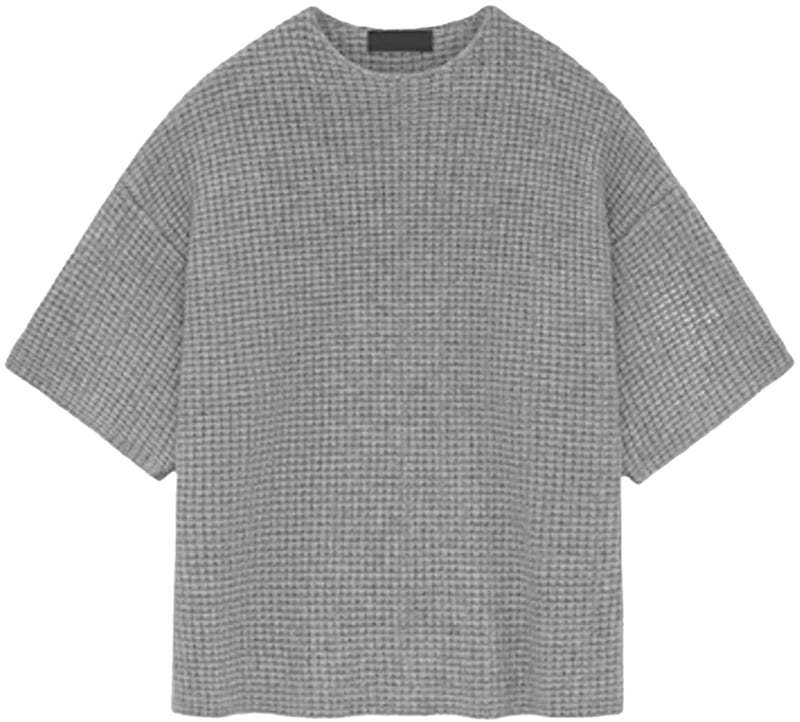 Fear of God Essentials Heavy Waffle Short Sleeve 'Dark Heather'