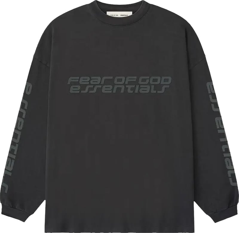 Fear of God Essentials 90s Longsleeve 'Vintage Black'