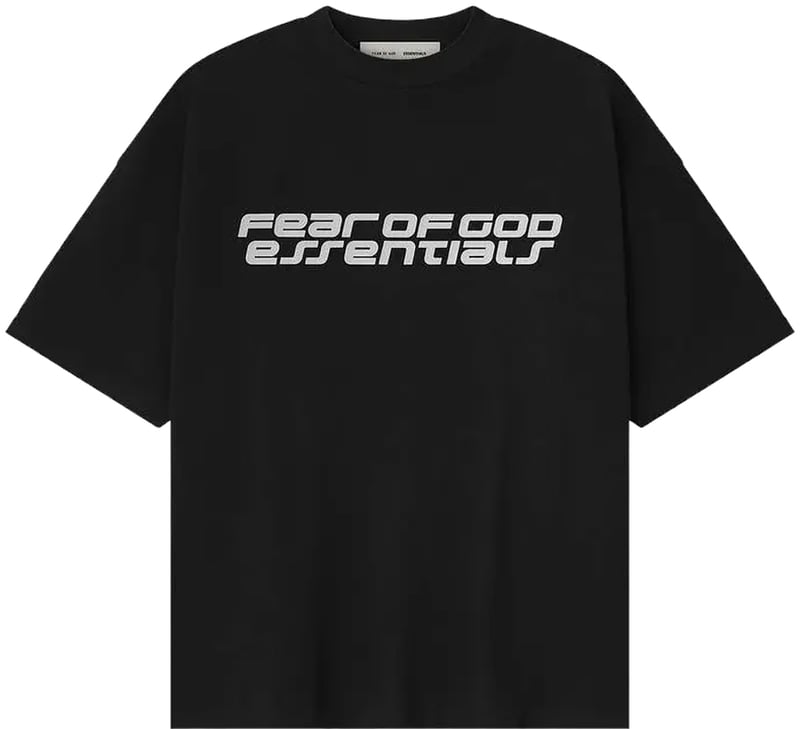Fear of God Essentials Ponte 90s Short Sleeve Tee 'Vintage Black'