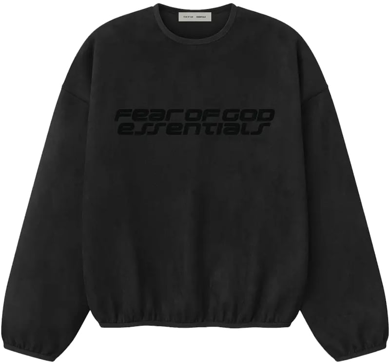 Fear of God Essentials Modern Crewneck Sweatshirt 'Vintage Black'