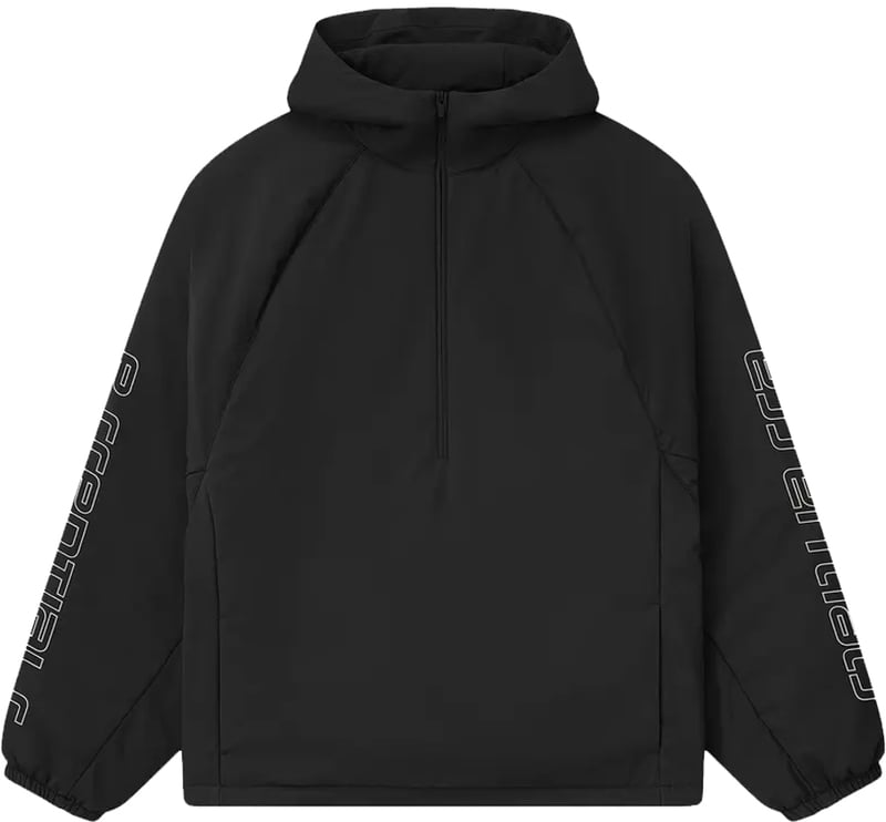 Fear of God Essentials Nylon Half Zip Anorak 'Vintage Black'