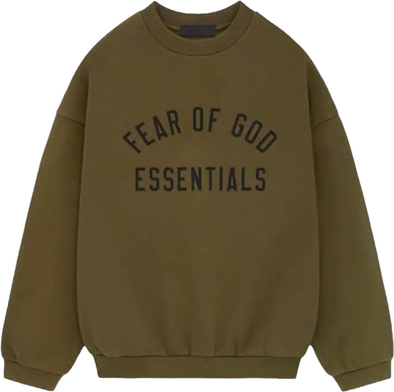 Fear of God Essentials Fleece Crewneck 'Olive'