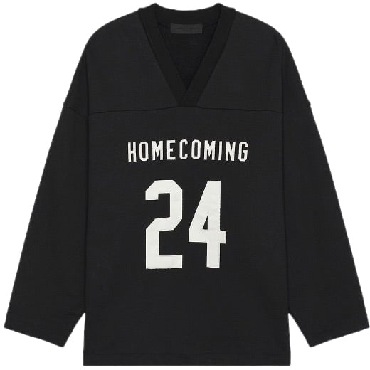 Fear of God Essentials Heavy Fleece Hockey Jersey 'Zwart'
