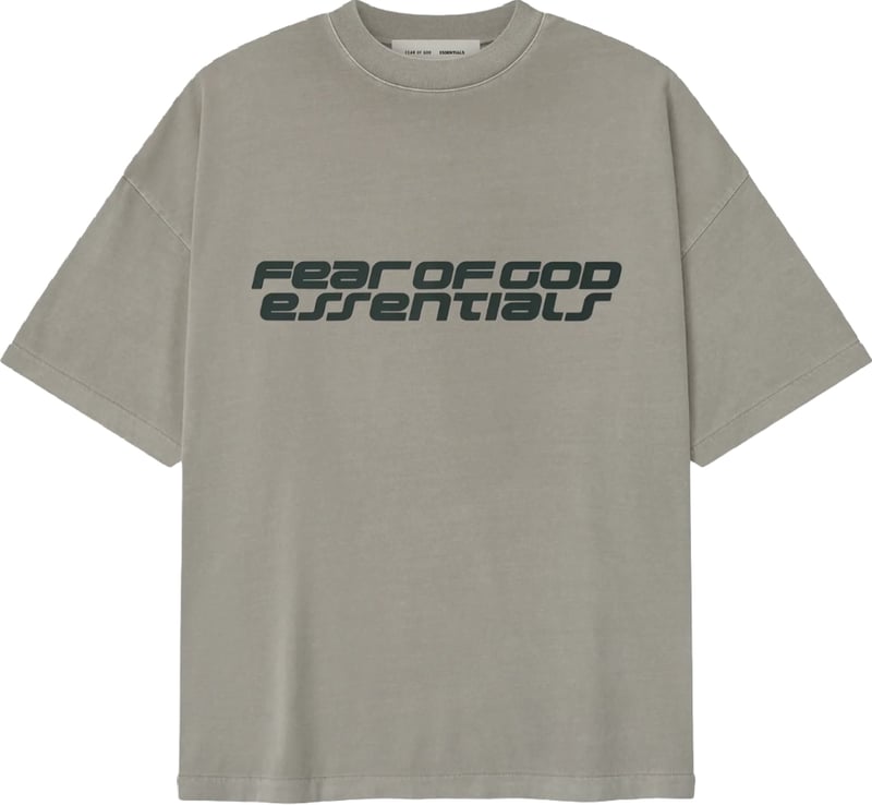 Fear of God Essentials 90s Tee in Smoke Grey