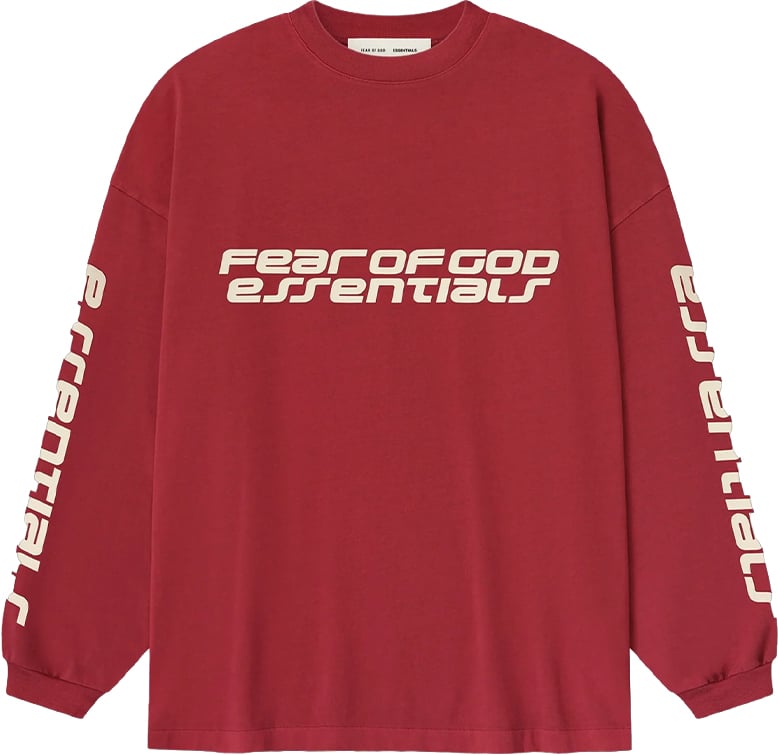 Fear of God Fear of God 90's Longsleeve 125H0254572F Crimson