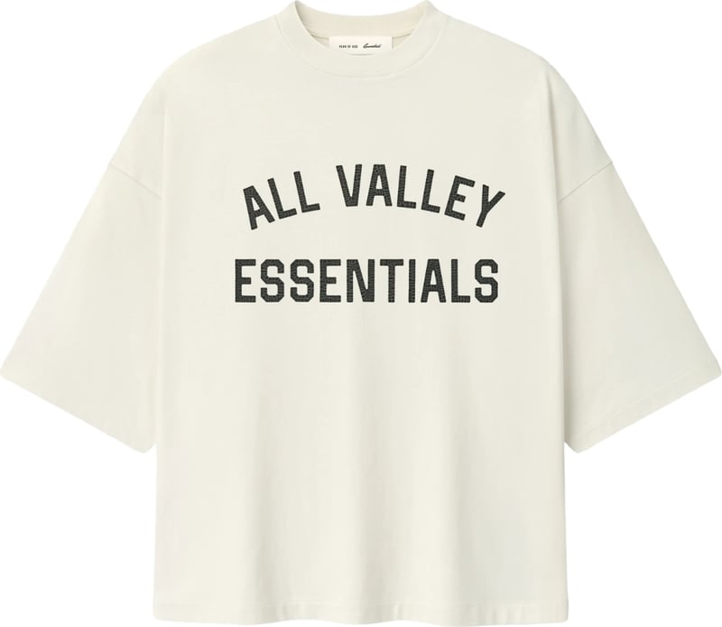 Fear of God Essentials Merch Tee Boxy Fit Ivory