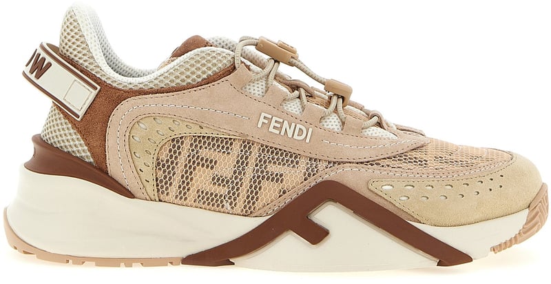Fendi Multicolor Polyamide Athletic Sneakers