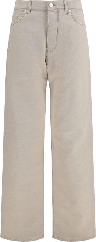Fendi Beige Cotton Jeans Denim