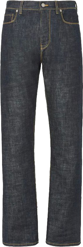 Fendi Blue Cotton Slim Fit Jeans