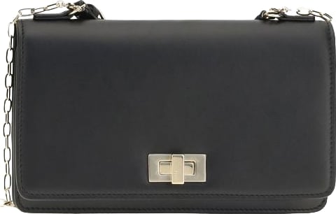 Fendi Black Calf Leather Bos Taurus Wallet