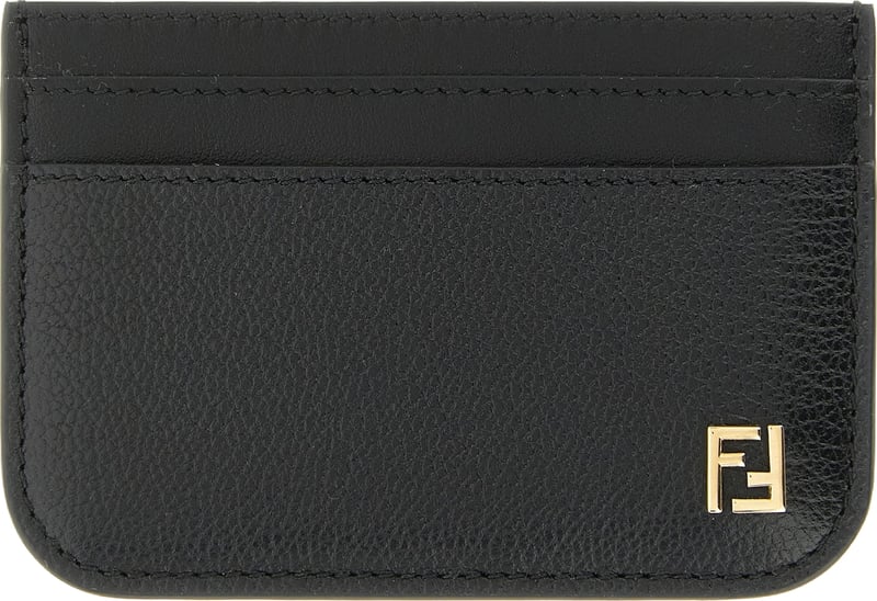 Fendi Black Calfskin Cardholder