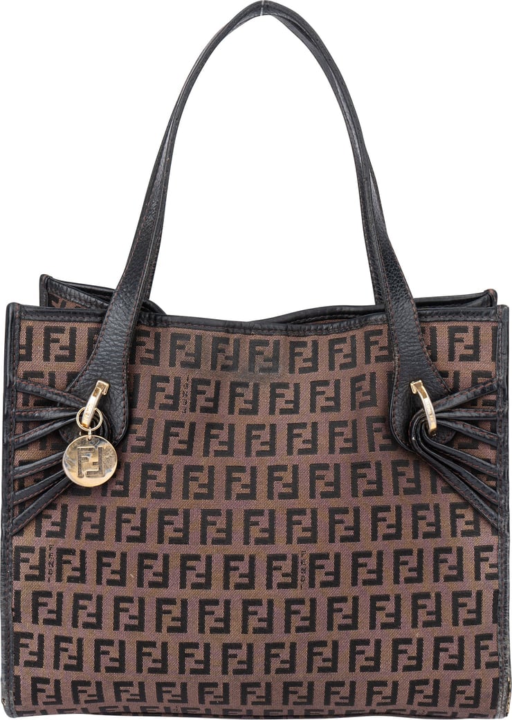 Fendi FF Monogram Zucca Handbag